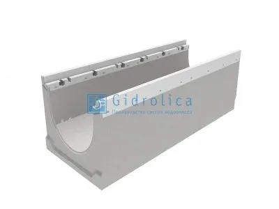 Лоток водоотводный бетонный коробчатый(СО-150мм), с оцинкованной насадкой, с уклоном 0,5% КUу 100.24,8 (15).38(31,5) - BGZ-V, № 28 Лоток водоотводный бетонный коробчатый(СО-150мм), с оцинкованной насадкой, с уклоном 0,5% КUу 100.24,8 (15).38(31,5) - BGZ-V, № 28